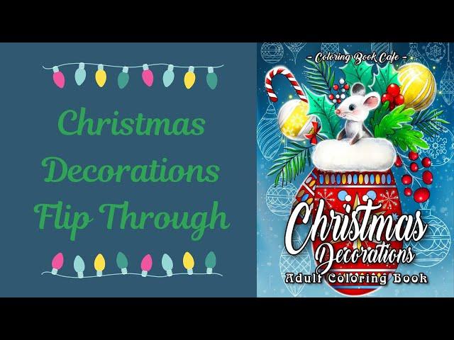 Christmas Decorations by Coloring Book Cafe 