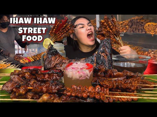 FILIPINO ASSORTED IHAW-IHAW STREET FOODS MUKBANG isaw ng Chicken & Pork, Bbq, Atbp. PINOY MUKBANG