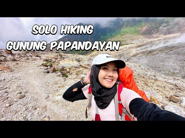 TENGAH MALAM NAIK GUNUNG SENDIRIAN || SOLO HIKING MT.PAPANDAYAN #SMVLOG46