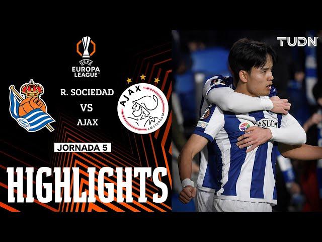 HIGHLIGHTS - Real Sociedad Vs Ajax | UEFA Europa League 2024/25 | TUDN