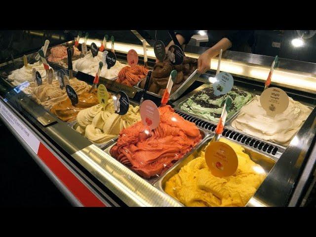 이탈리안 젤라또 아이스크림 - Italian gelato ice cream making - korean street food