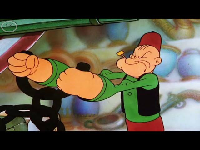 Popeye the Sailor Aladdin and His Wonderful Lamp (Cartoons For Kids)