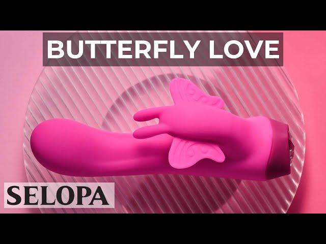 Butterfly Love petite rabbit vibrator by SELOPA from Evolved Novelties SL-RS-5384-2