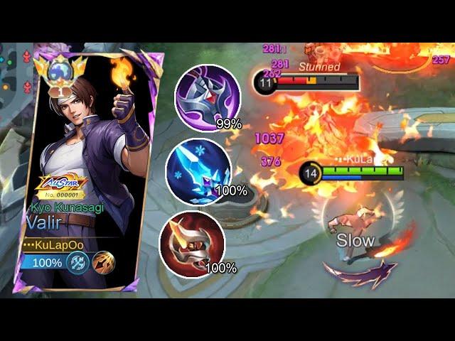 Valir " Kyo Kunasagi " Crazy Unescapable Combo | Valir 2024 Guide | Mobile Legends