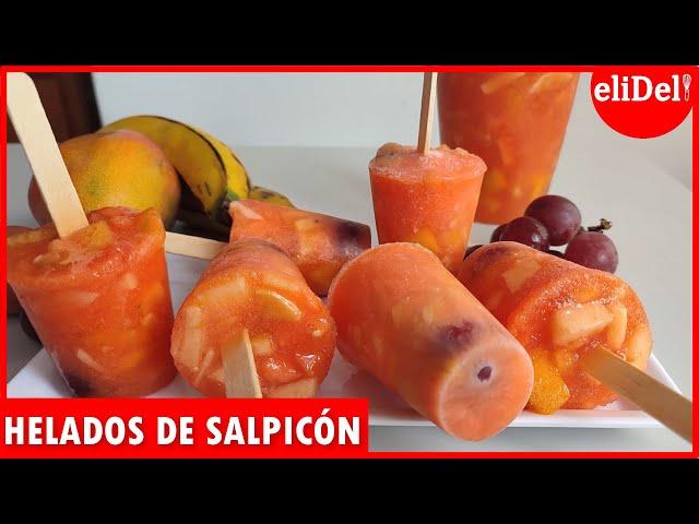 CÓMO HACER HELADOS DE SALPICÓN