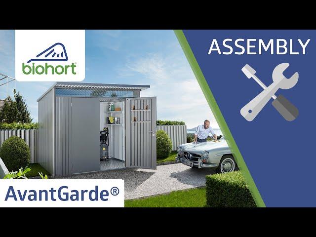 Biohort Garden Shed AvantGarde® - Assembly