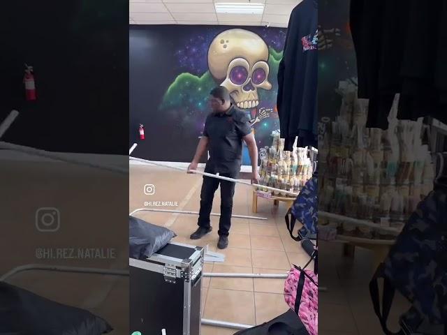 Setting up our Photo Booth at a 4/20 event in Carrollton, TX #420 #photobooth #corporateevents