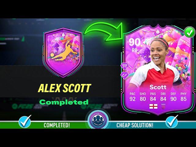 90 FUT Birthday Hero Alex Scott SBC Solution - Cheap Solution & Tips - FC 25