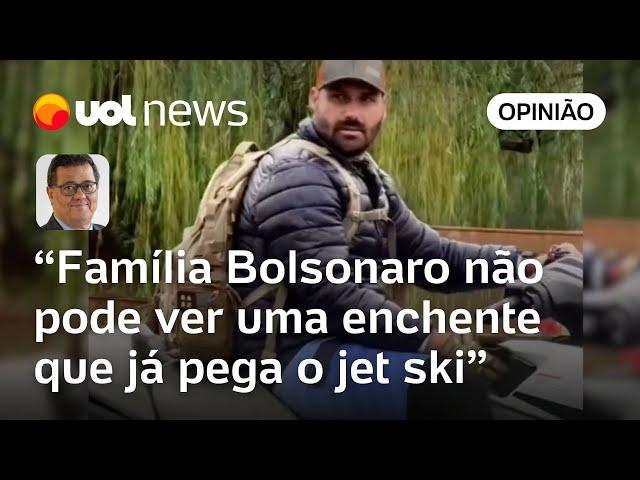 Filhos de Bolsonaro tentam surfar nas ondas da tragédia do RS, diz Tales: 'Papelão'