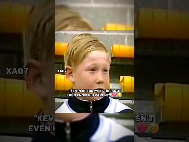 Kevin De Bruyne 's Parents Left Him All Alone #shorts #ronaldo #debruyne #shortsvideo