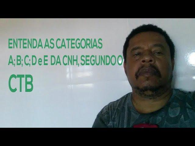 ENTENDA AS CATEGORIAS DA CNH DE ACORDO COM O CÓDIGO DE TRANSITO BRASILEIRO