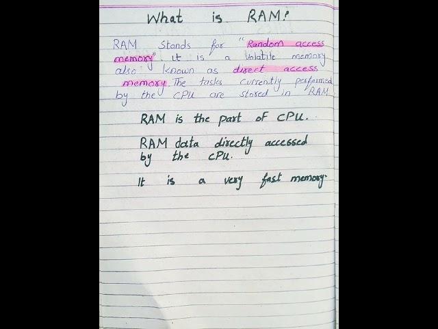 #what is ram #introduction  of Ram#computer