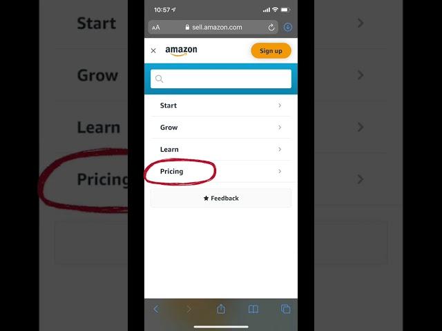 How to create the free individual plan for an amazon seller account