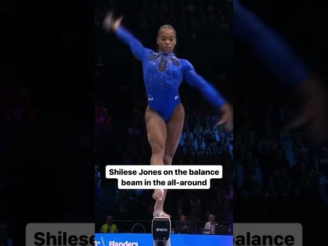 Shilese Jones ATTACKS the beam with her insane routine ‍️