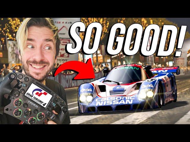 I Tried Gran Turismo 4 With A Direct Drive Wheel