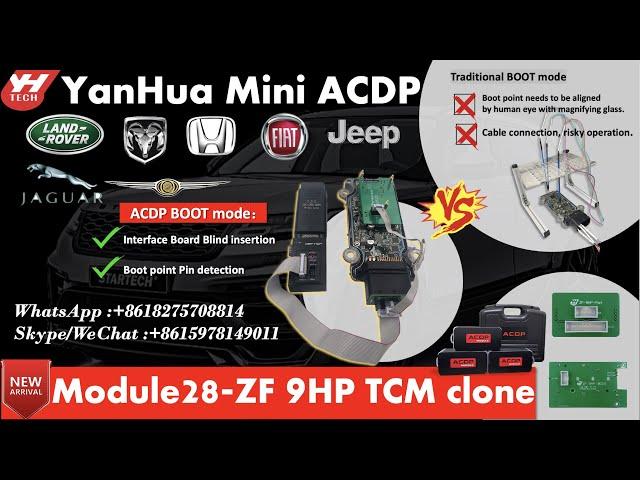 #landrover #rangerover #jaguar ZF 9HP #transmission #gearbox TCM clone by Yanhua Mini ACDP