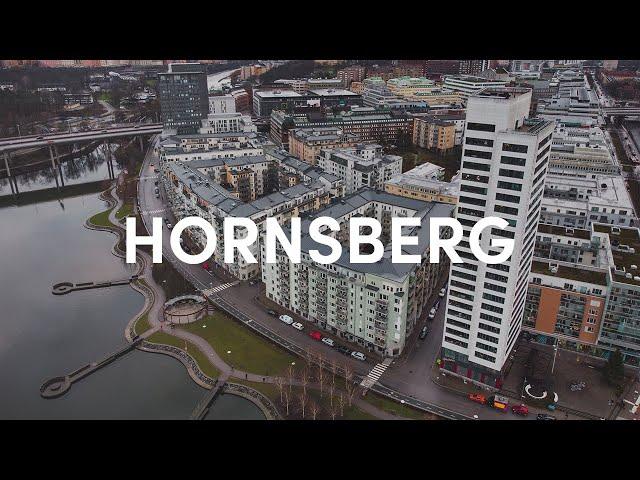 Drone flight over Hornsbergs Strand