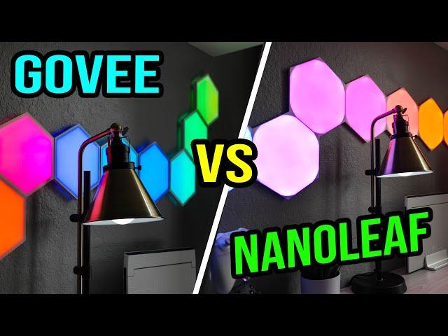 Govee vs Nanoleaf Hexagons - Which are Right for You?