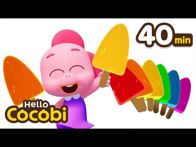 Learn Colors with Popsiclesand More Color Videos For Kids | Hello Cocobi