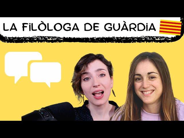 Una conversa molt interessant amb l'Aida, @filologa_de_guardia