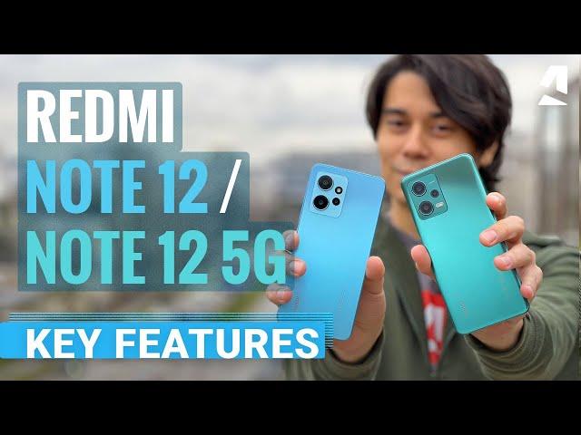 Xiaomi Redmi Note 12 4G and Note 12 5G hands-on - what's different