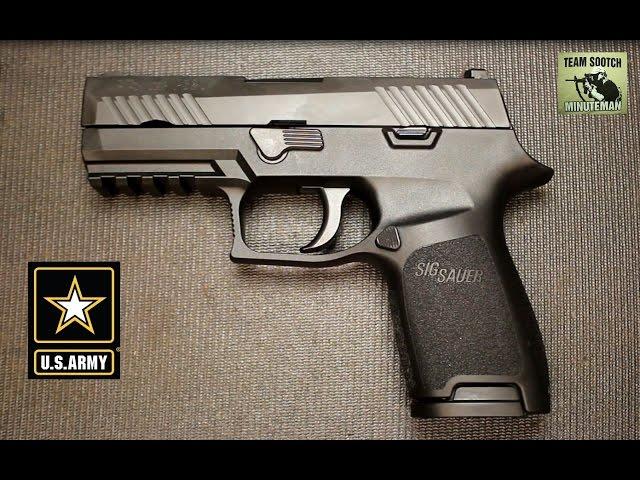 Sig P320 Wins U S  Army XM 17 Pistol Contract