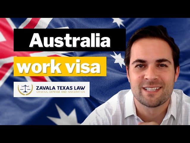 E3 Visa - Work Visa for Australians | What are eligible working visa Australia? | Zavala Texas Law