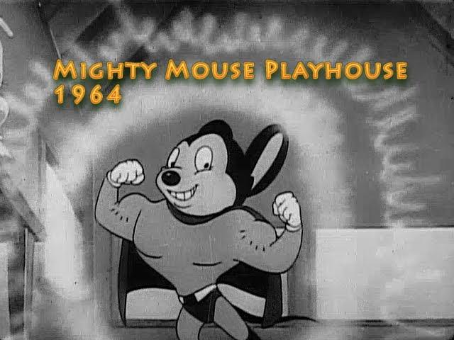 Mighty Mouse Playhouse 1964. Here he comes to save the day! Saturday cartoon show with commercials.