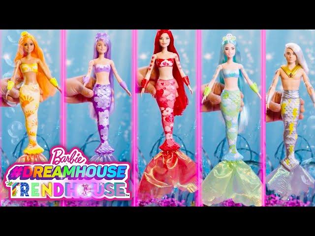 Rainbow Mermaids ‍️ & Ice Cream Mystery!| Barbie #Dreamhouse Trendhouse™