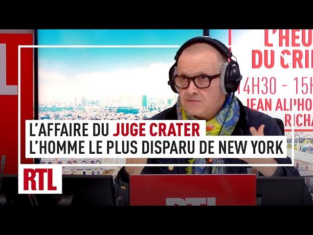 L'heure du Crime : L'affaire du juge Crater, l'homme le plus disparu de New York