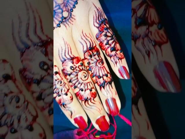 Gol Tikki Mehndi Design Beautiful Easy and Simple Mehndi Shorts by Hamna Fashion Geek