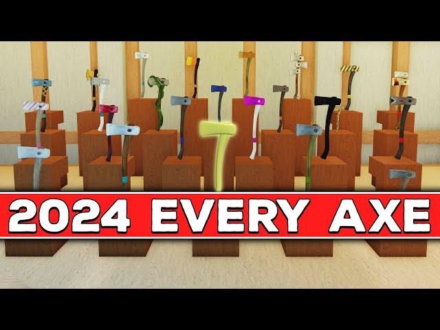 EVERY AXE in Lumber Tycoon 2! [2024] Best Axes