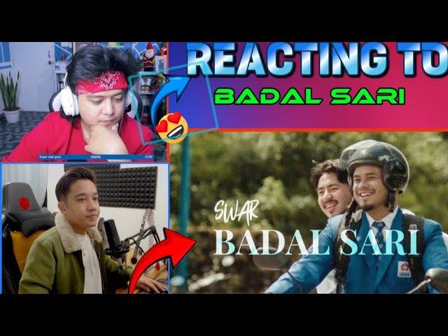 MR JUNIOR & MR HYOZU REACTION TO BADAL SARI || SWAR X JOHN RAI X #cr7horaaa #mrhyozu #mrjunior