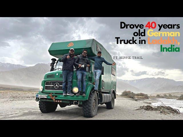 Drove a 1980 Mercedes Truck in Ladakh Ft. @thorbenschmitt1984 | Gagan Choudhary