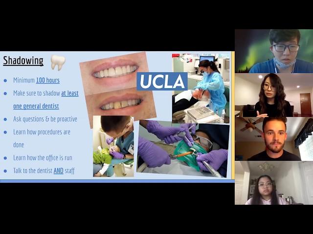 UCLA ASDA Predental Virtual Lecture Series Part 1: "How to Become A Strong Applicant" -Tiffany Chang