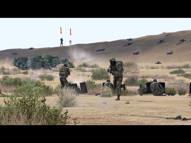 US army troops ambushed by insurgents in Alinca Valley - ARMA 3: Milsim