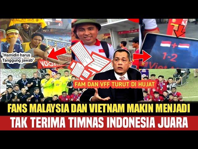 Makin menjadiFans Malaysia dan Vietnam Tak terima,Timnas Indonesia Juara Piala AFF U-19 2024