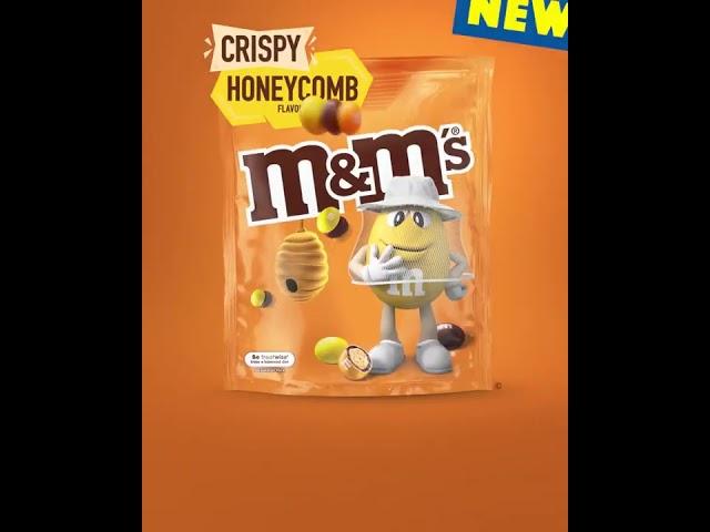 Crispy Honeycomb M&M's - Beekeeper Yellow (Australia, 2019)