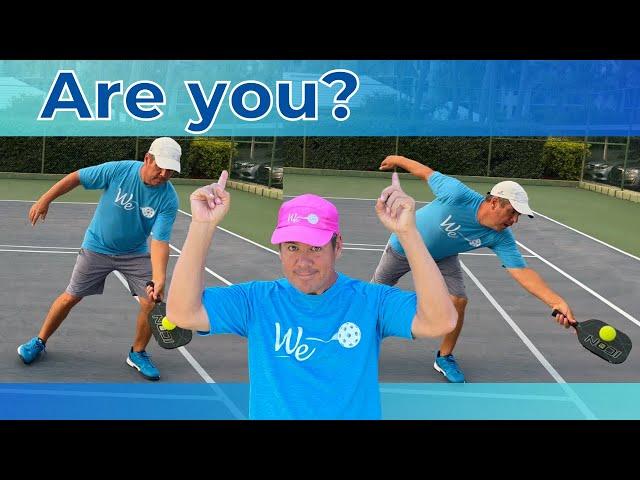 Making this common pickleball mistake? | Fix it with WeArePickleball