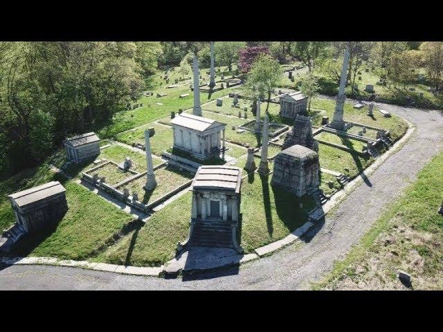 The Abandoned Mount Moriah Cemetery - drone video - The Yeadon Side - Part 1