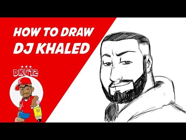 How to Draw DJ Khaled - Drawing with DKG72