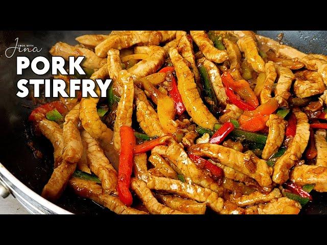 Pork Stir Fry | Stir Fry Pork with Oyster Sauce | Pork Recipes | Easy Pork Stir Fry | Best Pork Stir