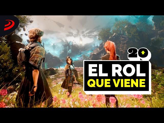 Los 20 JUEGOS DE ROL y ACTION-RPG MÁS ESPERADOS de 2025