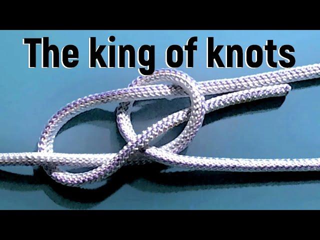 Sea knots - The Bowline knot is the King of knots. / Король узлов Беседочный узел.