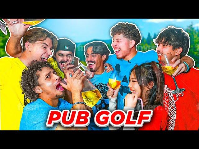 WE PLAYED PUB GOLF AT THE BEACH!!!