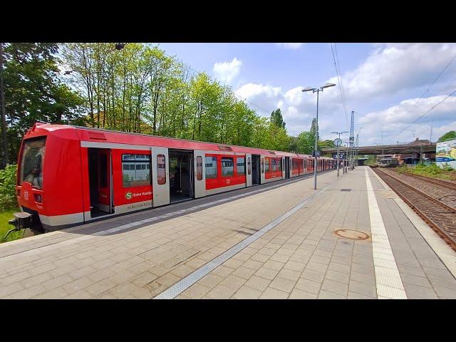 S5 S-Bahn Hamburg Mai 2024 Mitfahrt Cab view