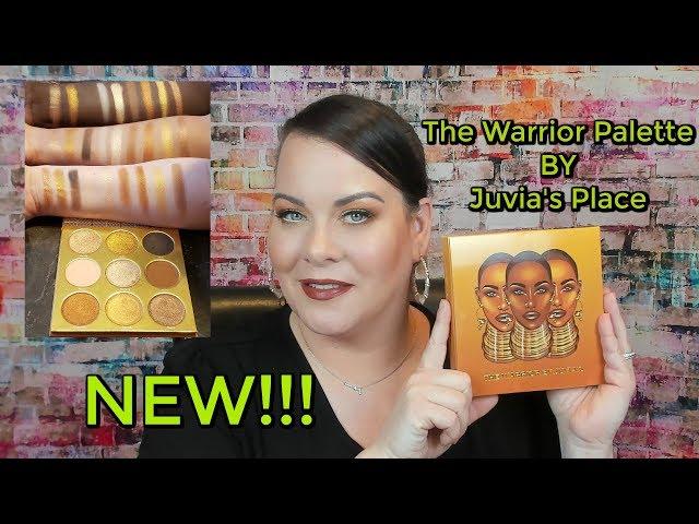 New Palette from Juvia's Place // The Warrior Palette // Swatches on 3 Different Skintones