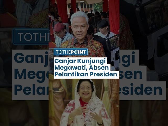 Tak Ikut Hadiri Pelantikan Presiden di Istana, Ganjar Tampak Memasuki Kediaman Ketua Umum PDIP