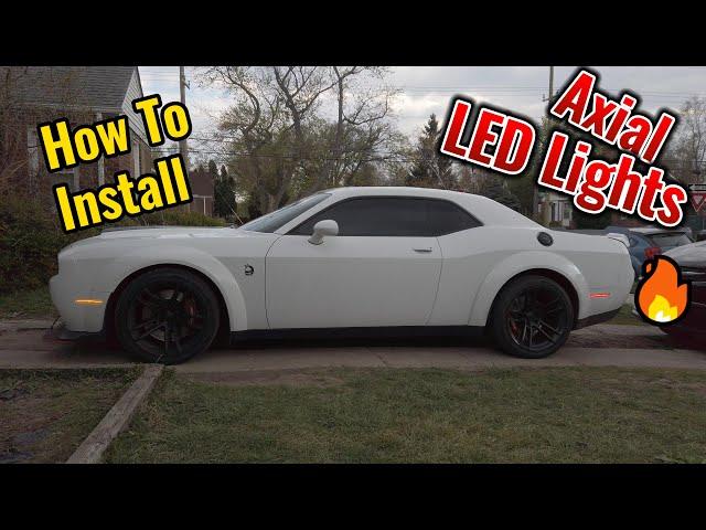 How to install led side markers on a WIDEBODY CHALLENGER!!