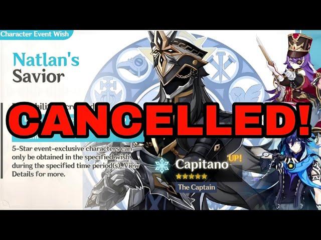 CAPITANO'S RELEASE CANCELLED | No Playable Fatui In Natlan? - Genshin Impact